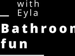 Blonde’s Fierce Shower Tease In Bathroom