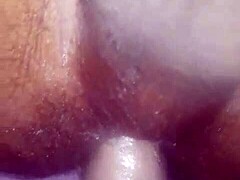 Strap-on slams husband’s ass in fierce anal pounding