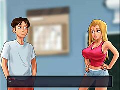 Blonde Beauties Shine in 3D Summer Heat