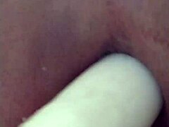 Amateurs' gay dildo delight unfolds