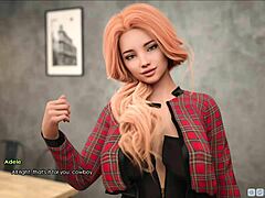 Brunette's 3D Backdoor Seduction