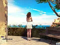 Brunette's 3D Backdoor Seduction