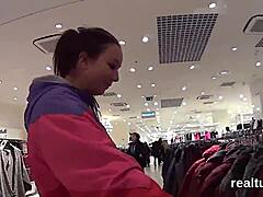 czech teen's raw supermarket action