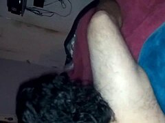 Brunette caught in daring play