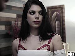 Bad guy bangs wet Latina after blowjob