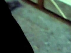wild moment with brunette