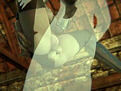 Shadowheart’s teasing pussy in 3D Baldur’s Gate