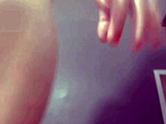 Stunning colombian ass shakes with power