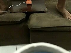 Amateur gay couple in rough anal fuck