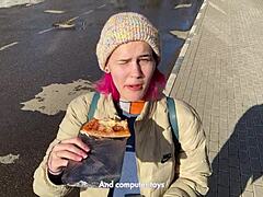 i got her to ride me for food pov