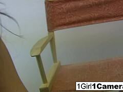 What’s Ann Marie hiding while teasing herself?