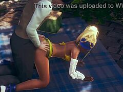Rikku FF Cosplay Sparks Naughty Hentai Fun