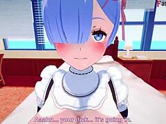 Maid's Boobs in POV Temptation