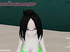 3D animated anime with best teacher and her friend