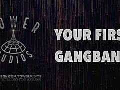 Dive into your first wild gangbang audio thrill