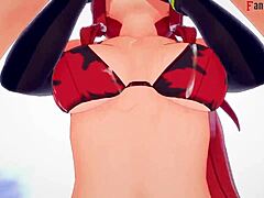 Yoko Littner’s fantasy sex in POV anime action