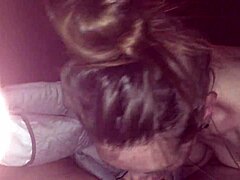 Provocative Amateur's Cheeky Blowjob Caught On Cam