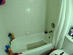 Angel Latina lover’s fierce shower fuck session