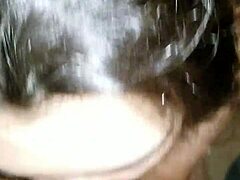 latina's captivating oral on throbbing shaft