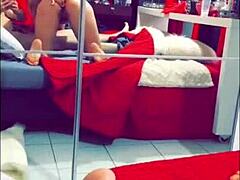 milf flashing and banging in public