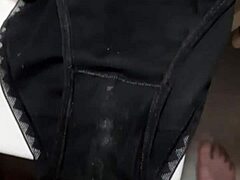 Wife’s new panties trigger instant rough fuck
