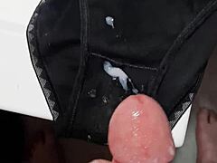 Wife’s new panties trigger instant rough fuck