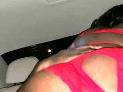 Car Sex Creampie With Big Black Cock