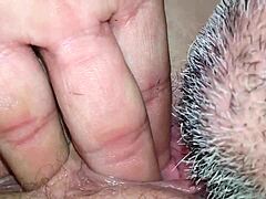 Daring to lick my wife's tight sweet pussy