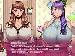 Hentai milf blowjob in anime scene