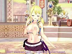 Lucy’s Deepthroat Shines in Fairy Tail
