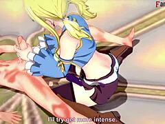 Lucy’s Deepthroat Shines in Fairy Tail