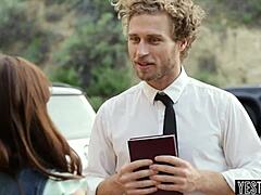 Blonde's Big Curves in Missionary Passion