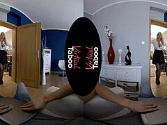 Blonde Milf's Teasing Handjob in Virtual Taboo