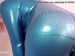 Arya Grander's Latex Action Ignites