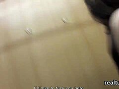Czech Nympho Teased in Mall and Plowed POV
