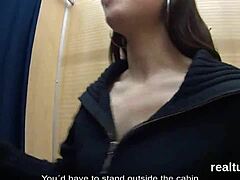 Czech Nympho Teased in Mall and Plowed POV