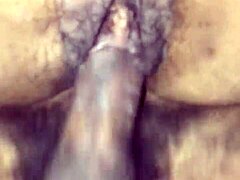 Monster Black Cock Pounds Creamy Ebony Pussy Hard