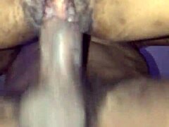 Monster Black Cock Pounds Creamy Ebony Pussy Hard