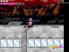 hentai teen with big tits in orgakill game
