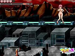 hentai teen with big tits in orgakill game