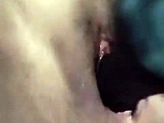 Girl's virginity lost to dildos