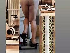 Young Vixen’s Steamy Treadmill Show