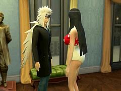 Hot anime curves and backdoor