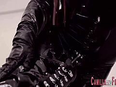 Real TS Cumming Show: BDSM Video