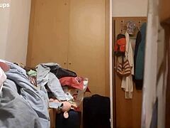 cheeky natural tits tease in quick clip