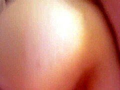 cumming on my brunette teen girlfriend’s tight ass