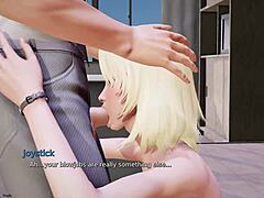 Blonde dares in public