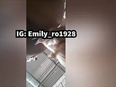 latina tempts with solo backdoor play