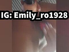 latina tempts with solo backdoor play