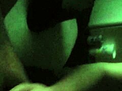 What’s behind her petite handjob cumshot?